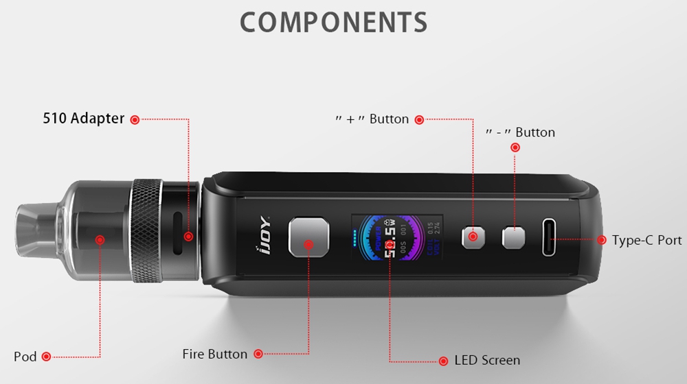 iJoy Captain Link 100W Vape Kit